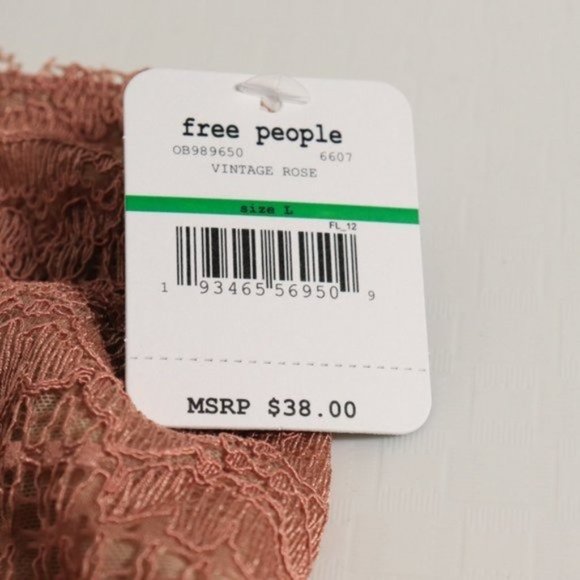 NWT Free People Camila Bandeau in Vintage Rose - Picture 10 of 10